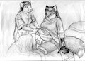 MoodyFerret Commission - Susan, in labor, being monitored by rjdobbs