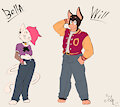 Will and Bella Character Sheet by JojoandCharlieArtz