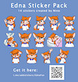 Edna Sticker Pack by bbmbbf