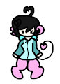 selkie in the cyan hoodie