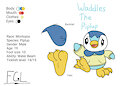 (OC Refs.) Waddles The Piplup