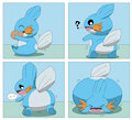 Mudkip and the cookie by pichu90
