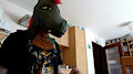 Smoking dragon head (video)