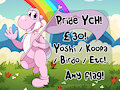 Yoshi / Koopa / Birdo Pride YCH!