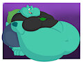 Fatty Bulbasaur by KingBigWolf