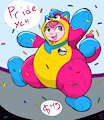 Pride month plushsuit ych