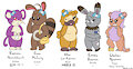 MD AU: Pelipper Post's Crew of Normal Rodents by TentsOnFire