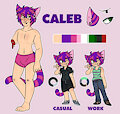 Caleb-ref sheet by LittleRascle