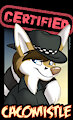 Certified Cacomistle badge by Marymouse!