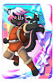SkunkGirl (Nyxi) Superhero Badge - MFF '22 by OnyxCheetah