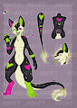 Electro Bubblegum - Dragon Wolf Adopt