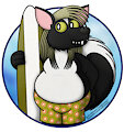 Blake, the Surfer Skunk by LordDominic