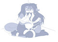 Sketch COM: Chinook and Ellie by RyuseiHikari