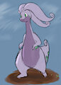 Goodra doodle by Giautum