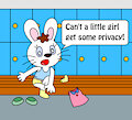 Mimi Rabbit needs some privacy