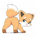Fox butt (NovelAI IMG2IMG) by coolperez8