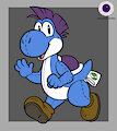 Blue Plush Shelled Yoshi Adopt-CLOSED