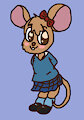 Olivia School Girl Mouse OC Req by FloppyPony