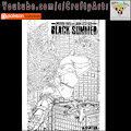 Black Summer Cover Inking Recreation PRACTICE By CraftyAndy