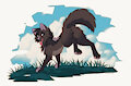 Running Wolf by AdelarElric