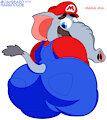 Elephant Mario - Sexy Huge Ass