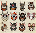 Friendly Faces: Creature Designs 001-012 Collection