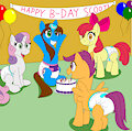 Birthday Gift to FillyScoots by LeyenEnyo