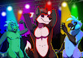 At the Rave by PeaceWolfActual