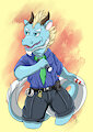 Dragon Security Guard by XedrykTheDragon