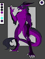 Bright Purple Dragon Adopt-CLOSED