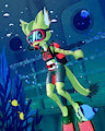 ych2 carol scuba diving by chefcheiro