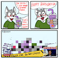 Funny Purple Shake by Maxthewolfy
