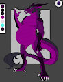 Bright Purple Dragon Adopt- Vore Edit