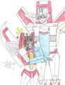 Transformers G1: Starscream Skyfire by awkwarddarknerd