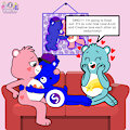 Wish Bear about to fall in love for Love-A-Lot and Creative Bear