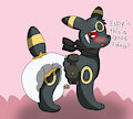 Weird Umbreon by Merrit