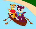 Canoe Otters -By Agumonofalchemy-