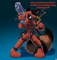 Deadpool Raccoon [COM] by G00da
