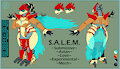 SALEM Ref - SFW - Holo Feathers Version