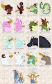 Dragon Patter Sticker Pack