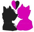 Love silhouettes by WolfLady
