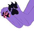 purple paws