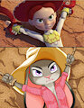 Captured Jessie Redraw Challenge: Judy Hopps by lettherebecolor