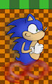 Sonic Running Fast by SamuraiCanine