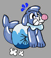 Perfectly Poofy Padded Pooltoy Popplio by willowpoke