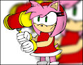 Amy Rose is ready for battle!