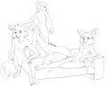 Lounging around - Sketch by nuvoe by Rennearc