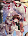 Merry Xmas!! Is that a mistletoe? >///> by toddhunter