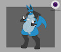 Icy Blue Lucario, Chubby Edit