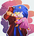 Sonic Y Sally (Princess) by WolfCoffee